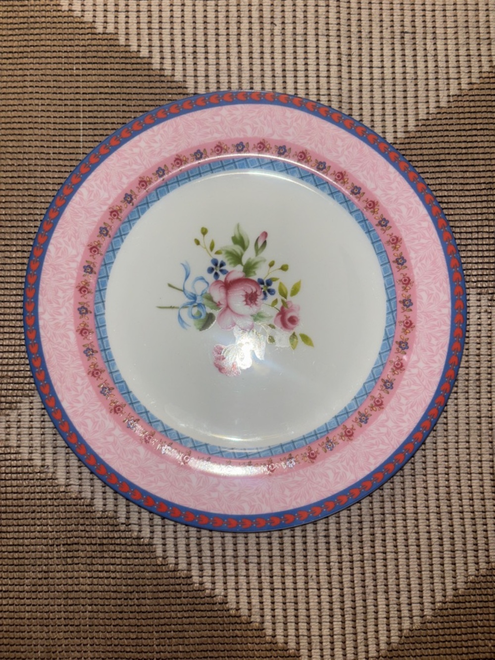 Katie Alice Country Cottage Garden Dinner Plate floral Roses~retired ~rare